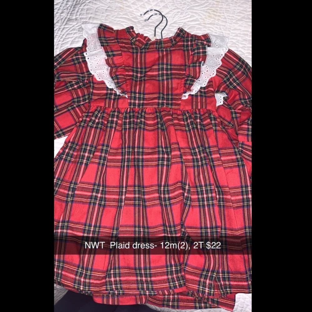 Plaid Christmas dress
